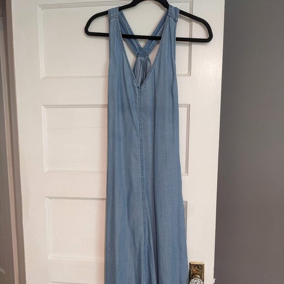 Lightweight Light Wash Denim Dress - Picture 1 of 7